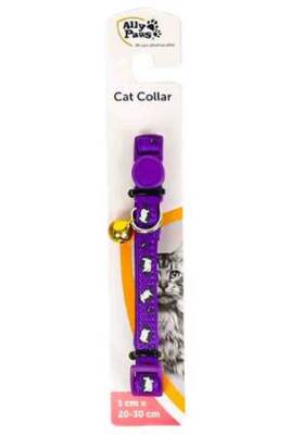 Ally Paws Cat Collar Zilli Kedi Tasması 1cmx20-30cm - Ally Paws