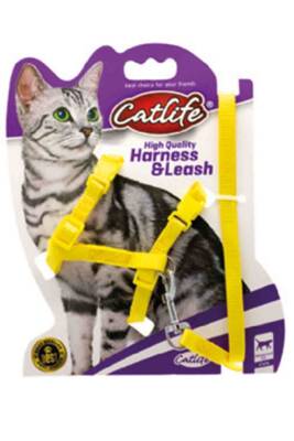 Catlife Göğüs Tasması+Gezdirme Kayışı Mix Color - Catlife 