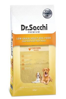 Dr.Sacchi Düşük Tahıllı Tavuklu Yetişkin Köpek Maması 12kg - DR.SACCHI