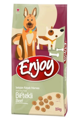 Enjoy Biftekli Yetişkin Köpek Maması 15kg - ENJOY