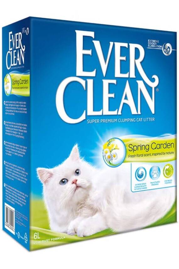 Ever Clean Spring Garden Çiçek Kokulu Topaklanan Kedi Kumu 10lt - 1