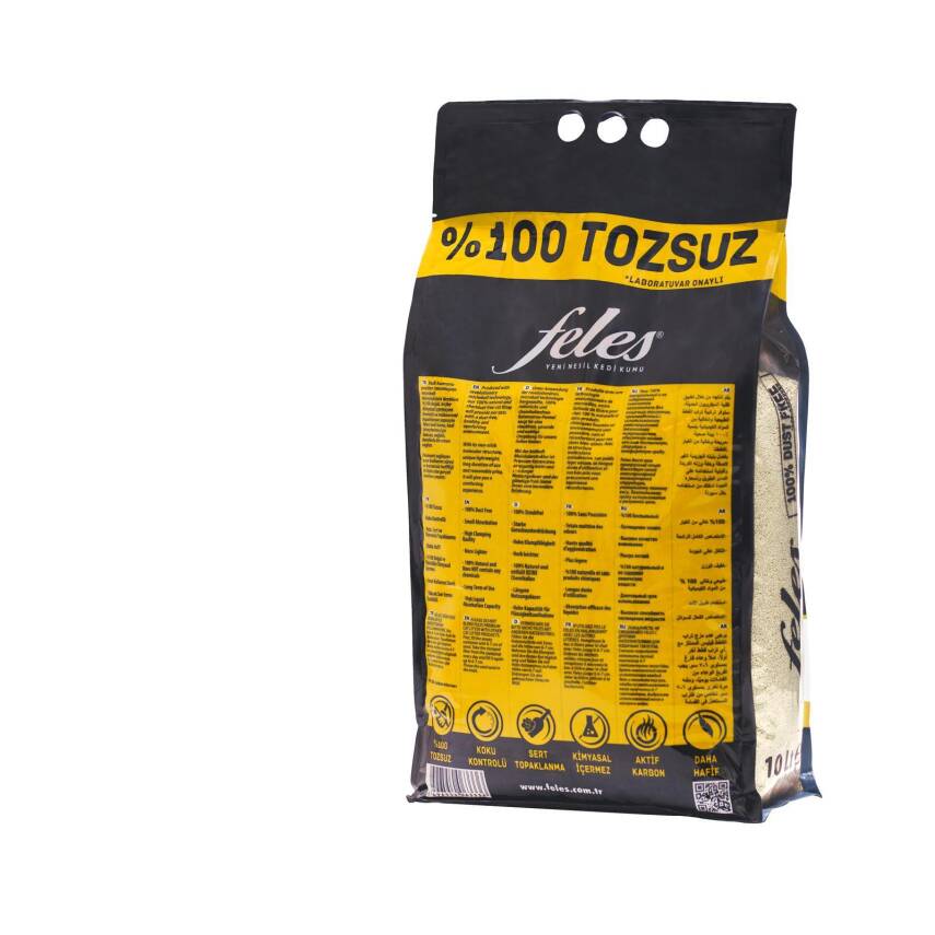 Feles Tozsuz 10 lt Kedi Kumu - 5