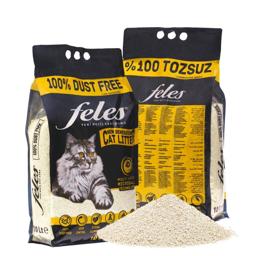 Feles Tozsuz 10 lt Kedi Kumu - 1