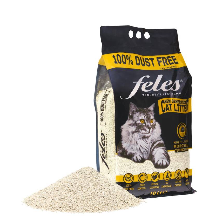 Feles Tozsuz 10 lt Kedi Kumu - 3