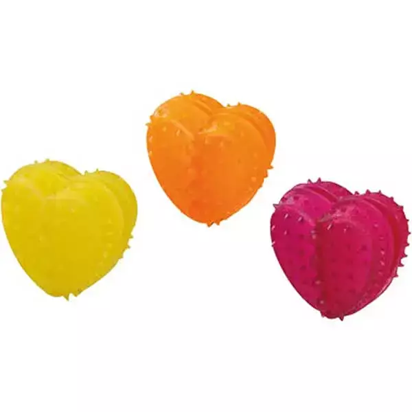 Flamingo Renkli Tırtıklı Halka Köpek Oyuncağı 12cm - 1