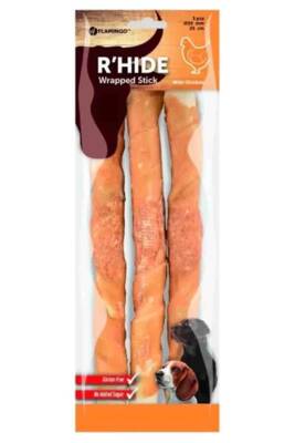Flamingo Rhide Tavuk Sargılı Köpek Kemiği 25cm 240gr - Flamingo 