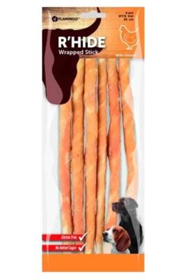 Flamingo Snacks Rhide Tavuk Sargılı Köpek Ödül Çubuğu 25cm 130gr - Flamingo 