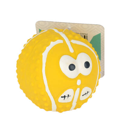 Flip Sesli Şaşkın Surat Top Köpek Oyuncağı 5cm - FLIP