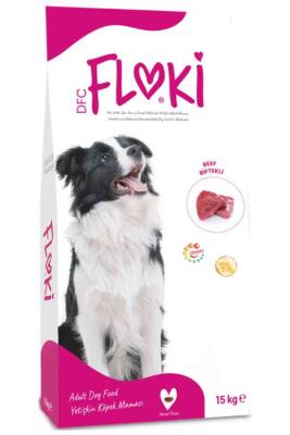 Floki Biftekli Yetişkin Köpek Maması 15kg - Floki