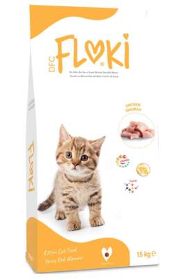 Floki Tavuklu Yavru Kedi Maması 15kg - Floki