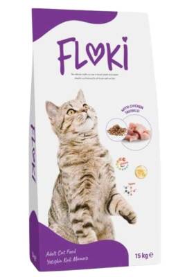 Floki Tavuklu Yetişkin Kedi Maması 15kg - Floki