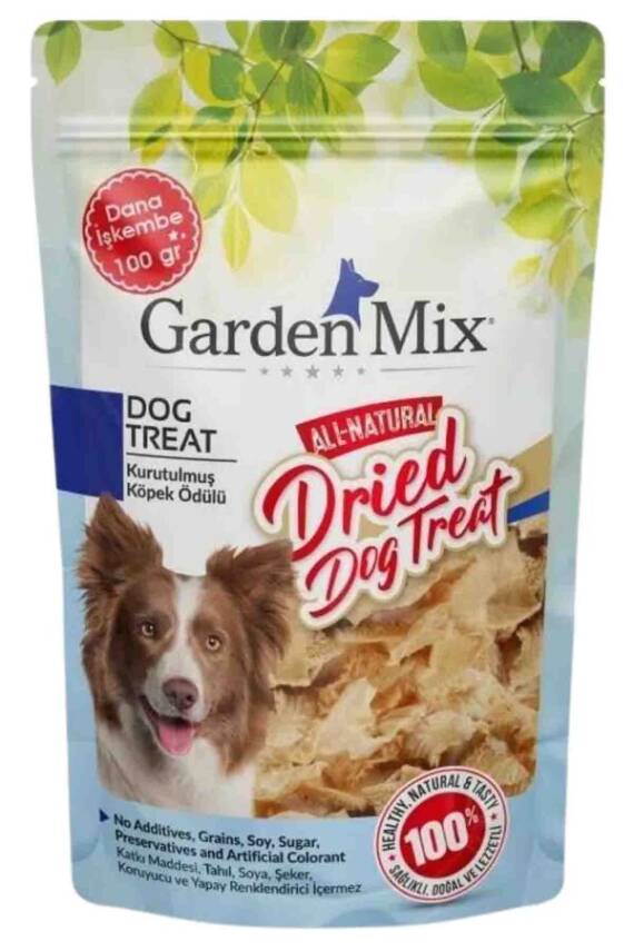 Garden Mix Kurutulmuş Dana İşkembe Köpek Ödülü 100gr - 2