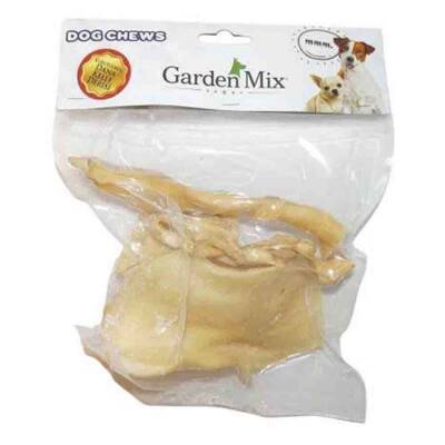 Garden Mix Kurutulmuş Dana Kelle Derisi Köpek Ödül Maması 100gr - GARDEN MIX