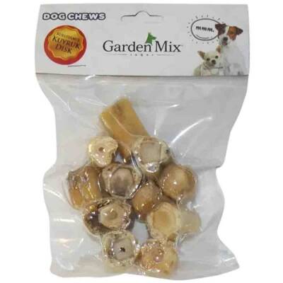 Garden Mix Kurutulmuş Dana Kuyruk Disk Köpek Ödül Maması 100gr - GARDEN MIX