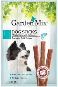 Garden Mix Somonlu Köpek Ödül Çubuğu 3x11gr - GARDEN MIX
