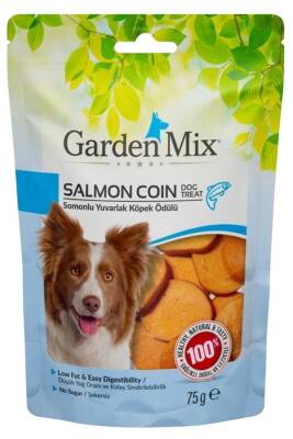 Garden Mix Somonlu Yuvarlak Köpek Ödülü 75gr - GARDEN MIX