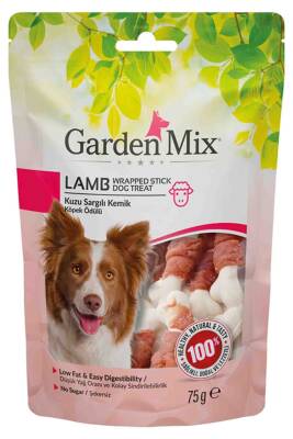 Gardenmix Kuzu Sargılı Kemik Köpek Ödül Maması 75gr - GARDEN MIX