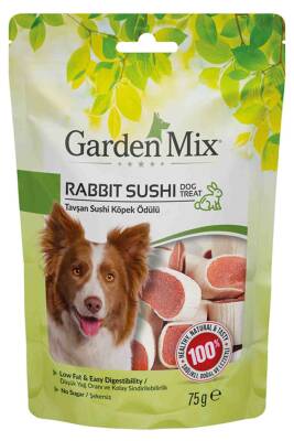 Gardenmix Tavşan Sushi Köpek Ödül Maması 75gr - GARDEN MIX