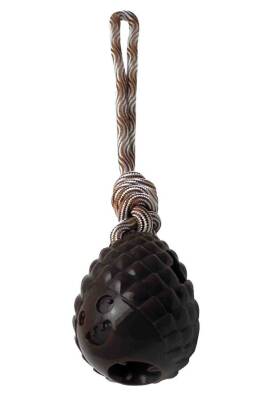 Gimdog Çam Kozası Şeklinde Çekiştirmeli Köpek Ödül Oyuncağı Kahverengi - Gimdog 