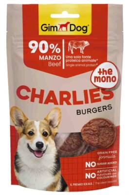 Gimdog Charlies Burgers The Mono Sığır Etli Köpek Ödülü 70gr - Gimdog 