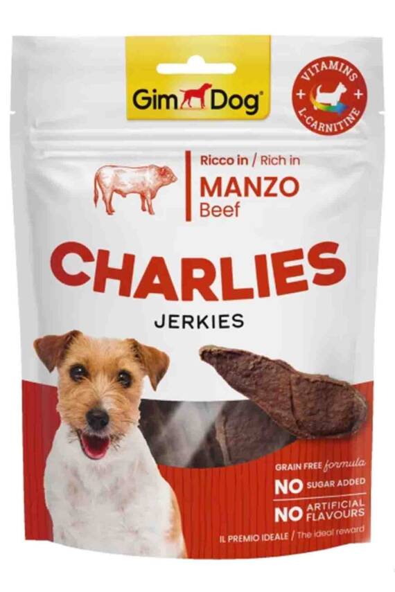 Gimdog Charlies Jerkies Sığır Etli Köpek Ödülü 70gr - 1