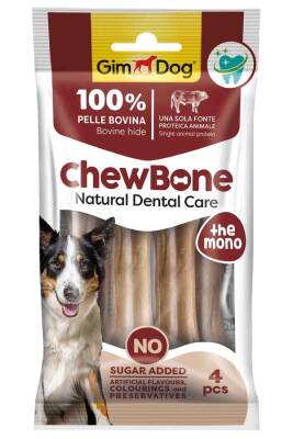 GimDog Chew Bones Press Naturel Köpek Çiğneme Kemiği 3,5’’ 80gr - Gimdog 