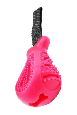 Gimdog Kemik Şeklinde Çekiştirmeli Köpek Ödül Oyuncağı Pembe - Gimdog 