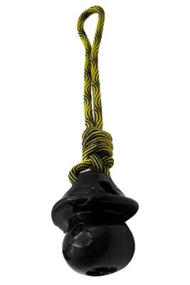 Gimdog Mantar Şeklinde Çekiştirmeli Köpek Ödül Oyuncağı Siyah - Gimdog 