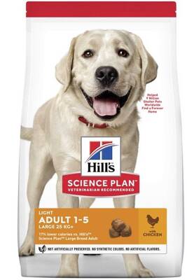 Hills Light Tavuklu Büyük ve İri Irk Yetişkin Köpek Maması 14kg - Hills