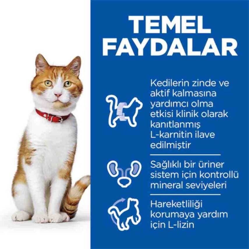 Hills Somonlu Kısırlaştırılmış Yetişkin Kedi Maması 1,5kg - 3