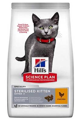 Hills Sterilised Kitten Tavuklu Yavru Kedi Maması 1,5kg - Hills