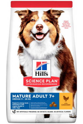 Hills Tavuklu Orta Irk Yaşlı Köpek Maması 2,5kg - Hills
