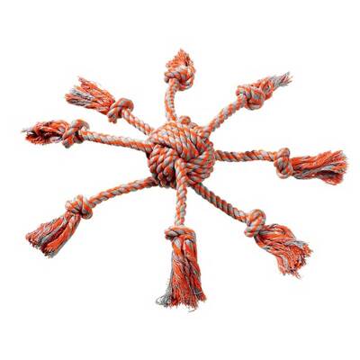 Karlıe Diş Kaşıma Ahtapot 8x10cm Turuncu Gri - Karlie