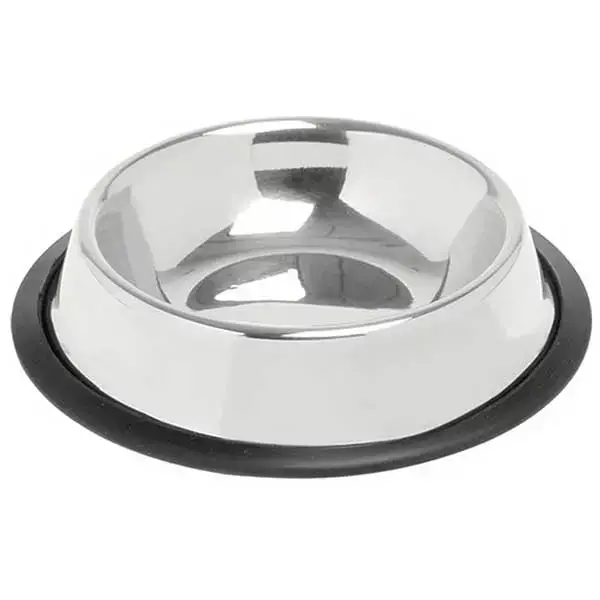 Karlie Kaydırmaz Çelik Kedi Mama Kabı 11cm 190ml - 1