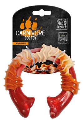 M-Pets Carnivore Ring Bone Pastırma Aromalı Köpek Oyuncağı - M-PETS