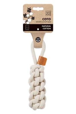 M-Pets Coto White Loop Bar Örgü Oyuncak 22cm - M-PETS