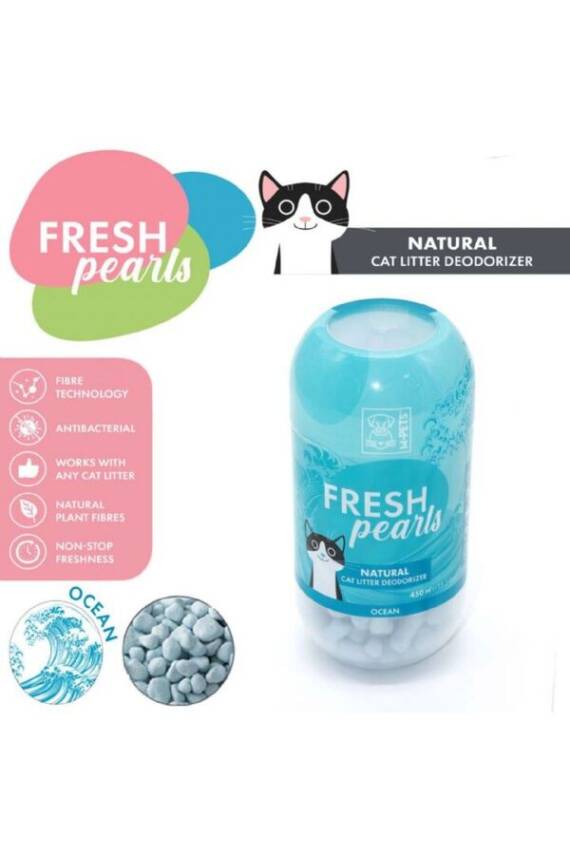 M-Pets Fresh Pearls Kedi Kumu Deodorant Okyanus Kokulu 450ml - 1