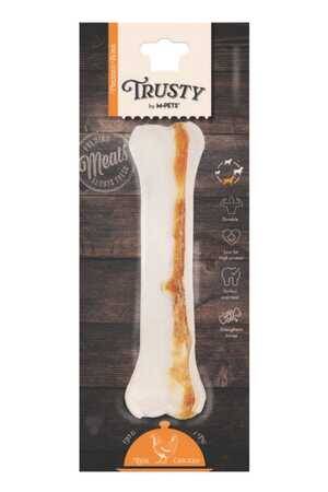 M-Pets Trusty Chicken Press Kemik Köpek Ödül Maması 22.2cm 130gr - 1