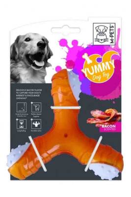 M-Pets Yummy Propeller Et Aromalı Kauçuk Köpek Oyuncağı - M-PETS