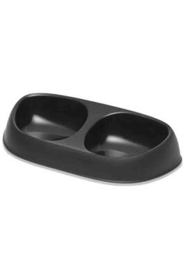 Moderna Sensibowl İkili Kedi Mama Kabı Siyah 2X200ml - Moderna