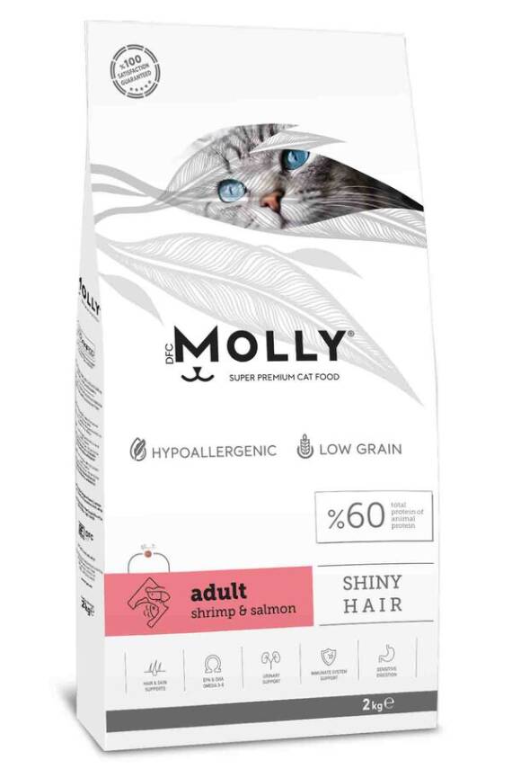 Molly Karidesli & Somonlu Yetişkin Kedi Maması 2kg - 1
