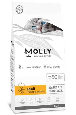 Molly Tavuklu ve Hamsili Yetişkin Kedi Maması 2kg - MOLLY