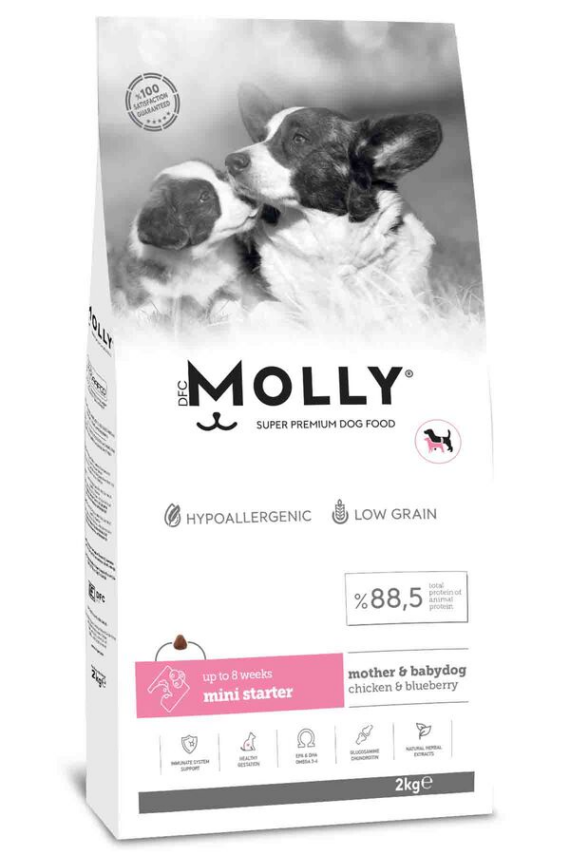 Molly Tavuklu ve Yabanmersinli Mini Starter Yavru Köpek Maması 2kg - 1