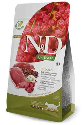N&D Quinoa Urinary İdrar Yolu Destekleyici Ördekli Kedi Maması 1,5 Kg - N&D
