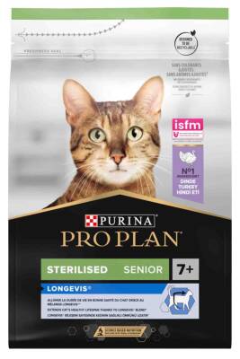 Pro Plan Hindi Etli Kısırlaştırılmış Yaşlı Kedi Maması 3kg - PROPLAN