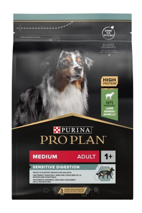 Pro Plan Kuzu Etli Orta Irk Yetişkin Köpek Maması 3kg - 1