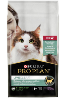 Pro Plan LiveClear Hindili Alerjen Azaltan Kısırlaştırılmış Kedi Maması 7kg - PROPLAN