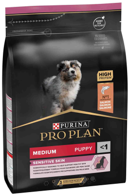 Pro Plan Puppy Somonlu Orta Irk Hassas Derili Yavru Köpek Maması 3kg - PROPLAN