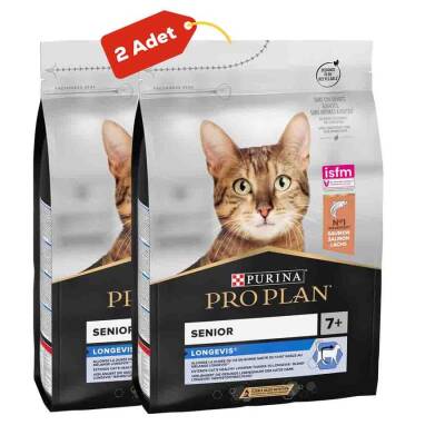 Pro Plan Senior Somonlu Yaşlı Kedi Maması 2li Paket (3kg+3kg) - PROPLAN