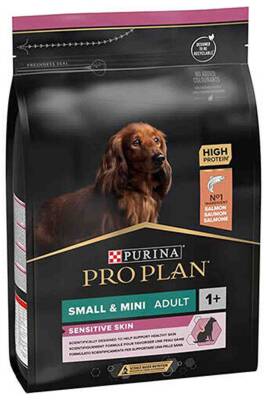 Pro Plan Somonlu Küçük Irk Hassas Derili Yetişkin Köpek Maması 3kg - PROPLAN